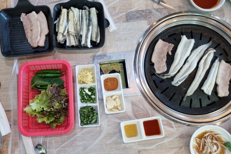  고성 장어&삼겹살 무한리필(해담)-내돈 내산