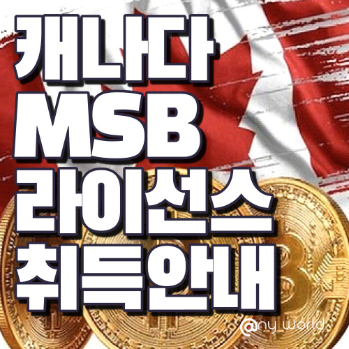  [해외법인설립]캐나다 MSB 라이선스 취득 안내
