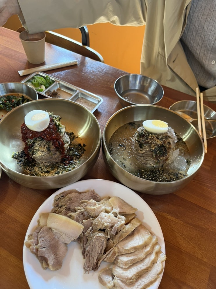  오픈부터 줄서서 먹는 고성맛집 백도 막국수(백도삼교리동치미막국수)