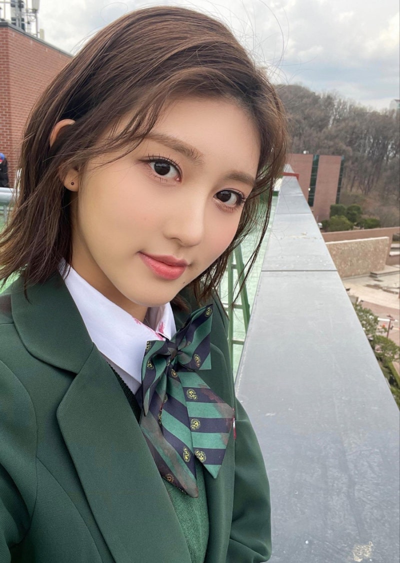 아이브 가을 단발 사진 움짤 셀카 러브다이브
