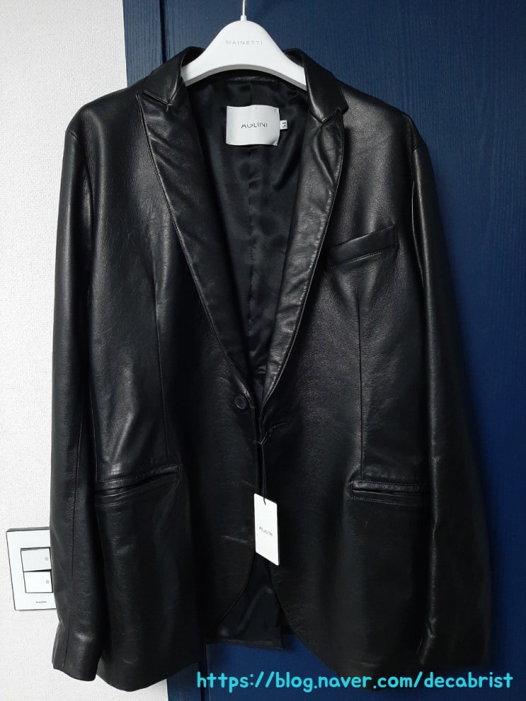 Aglini Leather Blazer