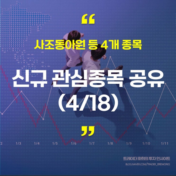  신규 관심종목 공유 (4/18)