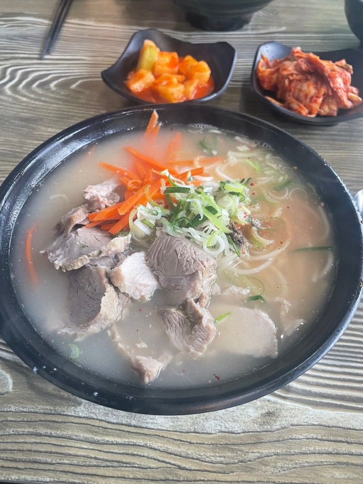 대전 덕명동 한밭대 근처 고기국수 맛집 제주고기국수하르방