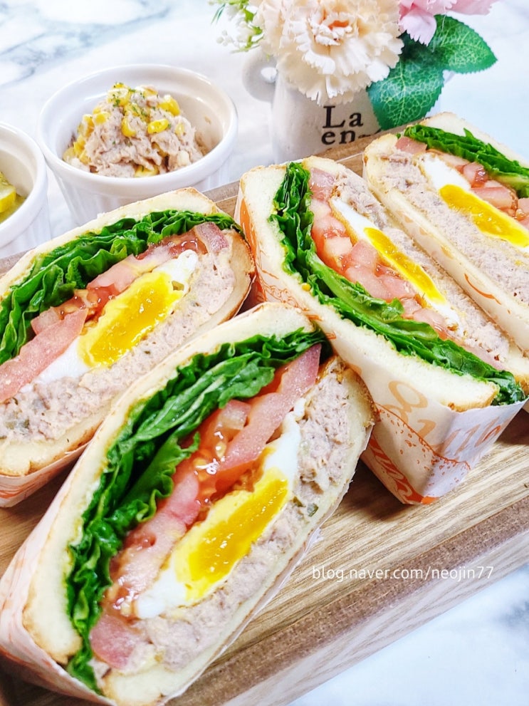 참치샌드위치 아침간편식 캔참치요리 간단 계란참치 콜드 샌드위치 만드는법 참치샌드위치 아침간편식 캔참치요리 간단 계란참치 콜드 샌드위치 만드는법