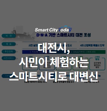  대전시, "시민이 체험하는 스마트시티"로 대변신