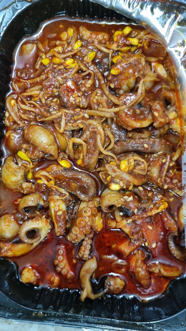 청주맛집 배달도 좋아 죽금당 납작만두 에 싸 먹는 주꾸미볶음 최고