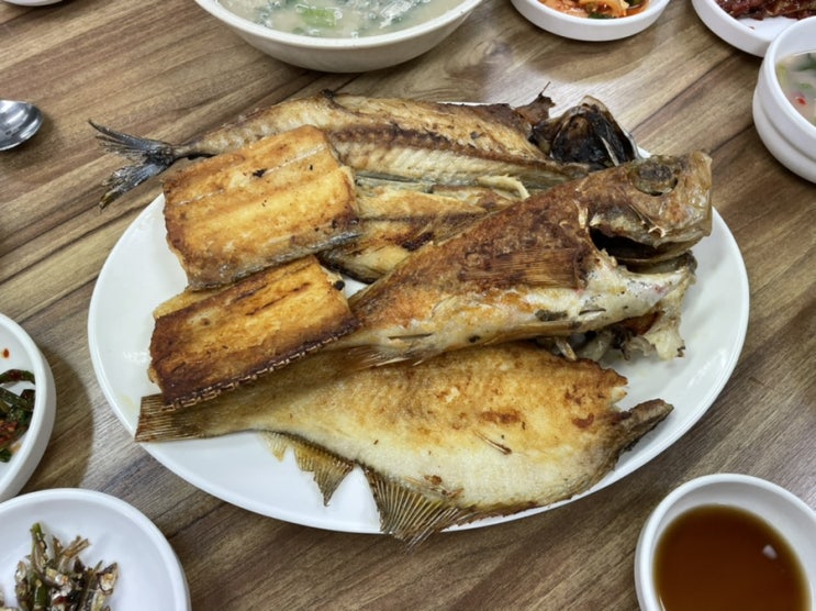  부산 중구 남포동ㅣ차갈치역ㅣ진주식당ㅣ자갈치시장ㅣ모듬 생선구이 도다리쑥국 맛집