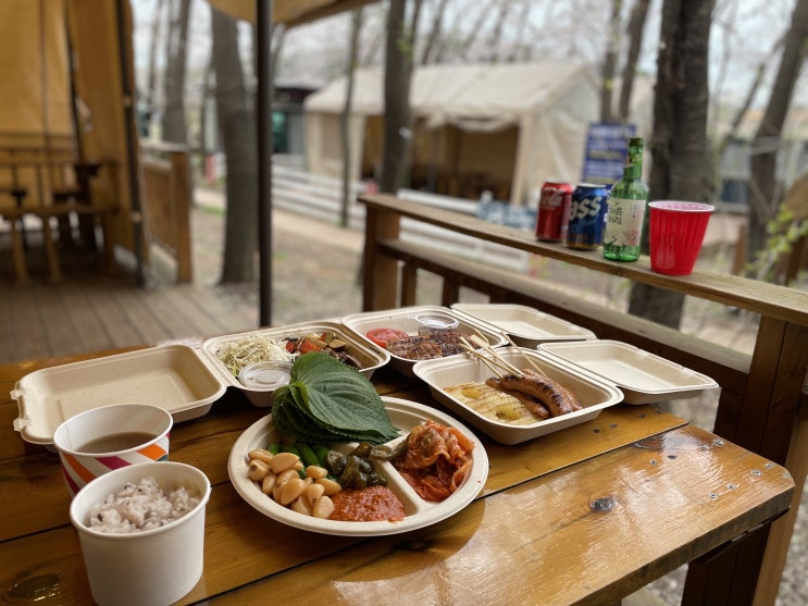 바베큐 캠프 강화도 벚꽃 필 때 가기 좋은 야외 식당
