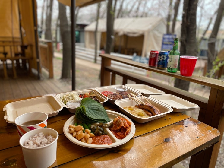  바베큐 캠프 강화도 벚꽃 필 때 가기 좋은 야외 식당