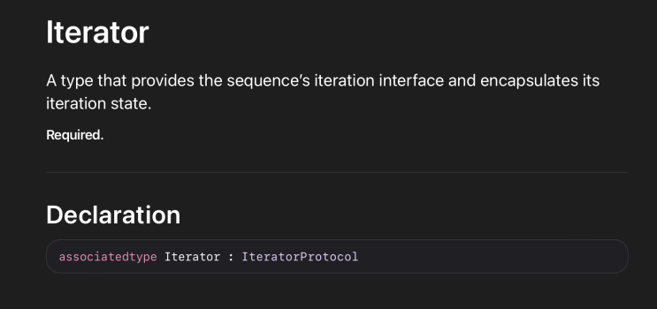  [Swift] Iterator
