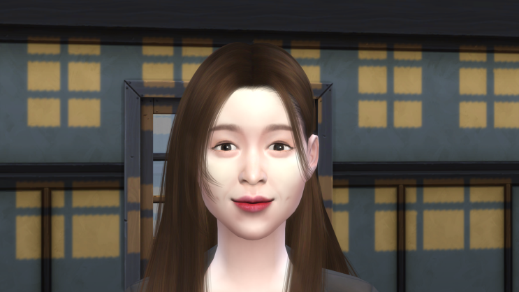 심즈 4 여심 배포 ] 성숙한 이미지로 새롭게 돌아온 이와오 심 얼굴 리모델링 공유 ] Sims4 Lee Wao Face Remodeling 3.0 Ver ]