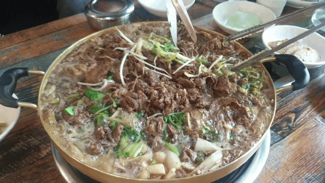  점심식사 - 칠곡2지구 한우옛날불고기