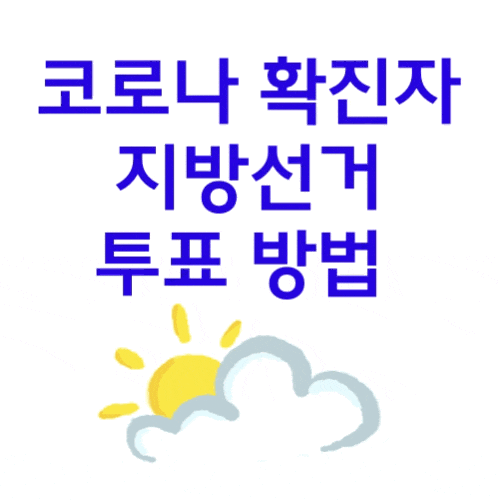 코로나 확진·격리 유권자 지방선거 투표 방법 c 코로나 확진·격리 유권자 지방선거 투표 방법 c