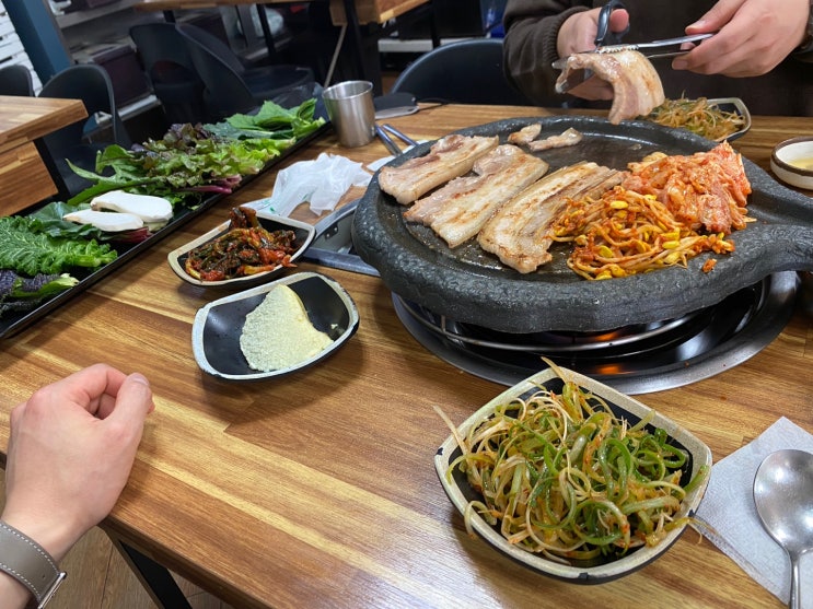  호남마을 | 우렁해물된장찌개 | 강남 맛집