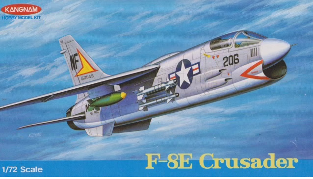 강남모형 1/72 F-8E 크루세이더 - 설명서