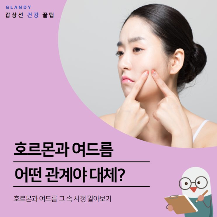  여드름과 호르몬이 연관이 있을까?