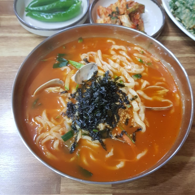 [성서계대맛집] 영림칼국수-얼큰칼국수와 부추전