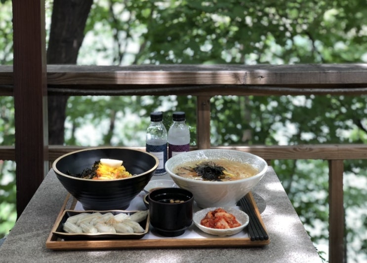 파주 마장호수 맛집, 출렁다리국수 (+ 주차 tip)