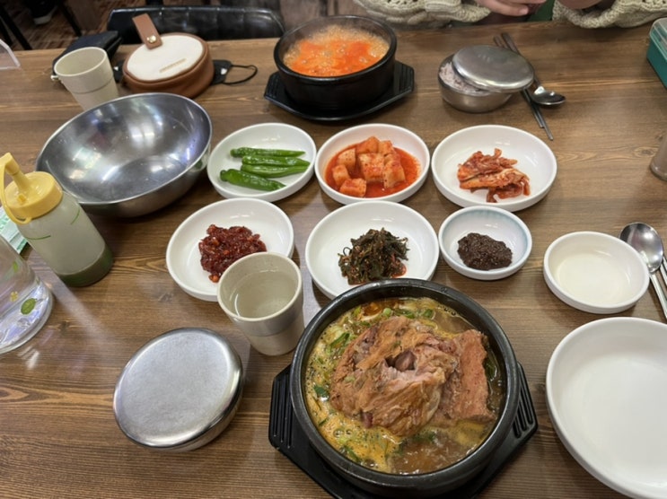  강원도 고성 대충격 존맛집 원조장수식당 순두부찌개, 뼈해장국