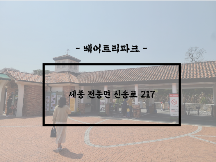  세종시 가볼 만한 곳, 세종 여행지 추천, 세종 커플 데이트 장소 추천, 곰들이 가득한 세종 베어트리파크