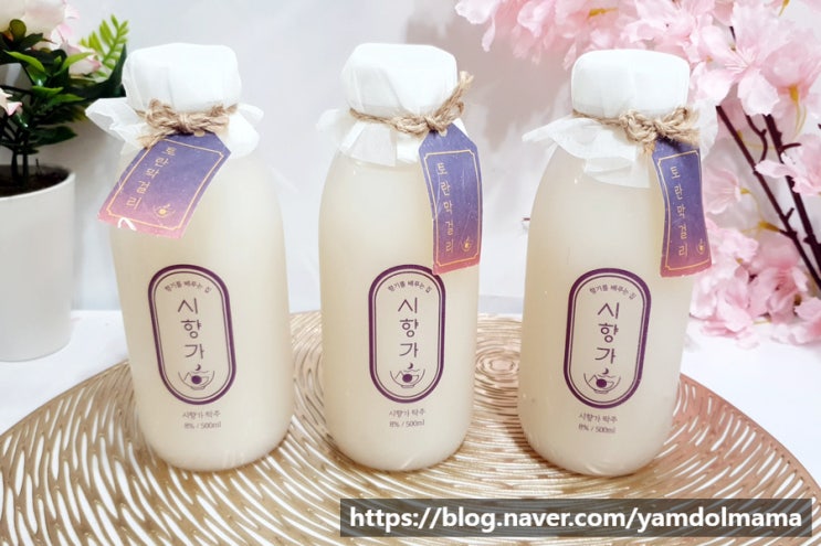  신혼선물로 좋은 맛있는 동동주 시향가 토란막걸리