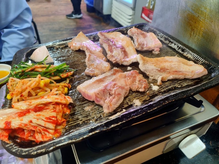  오목교 벚꽃 데이트 삼삼이네 / 안양천제방벚꽃길