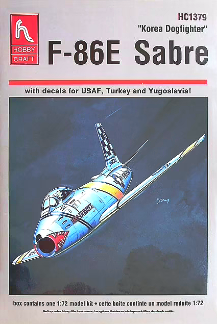 하비크래프트 1/72 F-86E 세이버 - 설명서