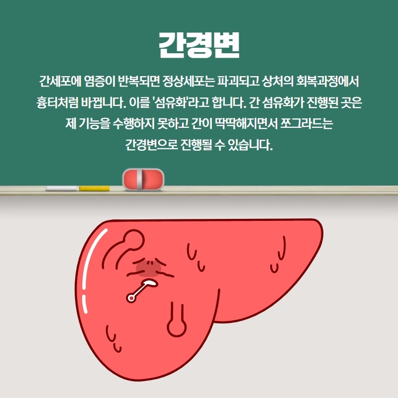 면목동간질환검사! 간경변의 발생 5