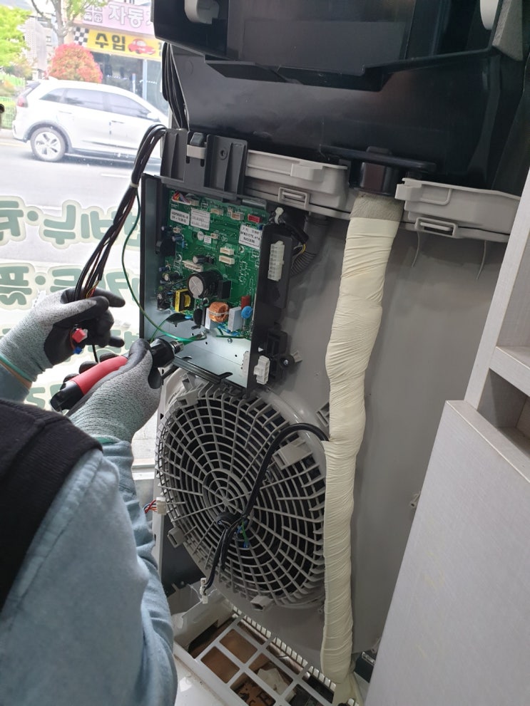  [김해 외동 공방] 에어컨 수리(PCB)