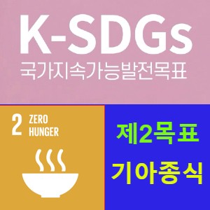  지속가능발전목표 2(SDGs 2) 식량 안보, 개선된 영양상태 달성, 지속 가능한 농업 강화