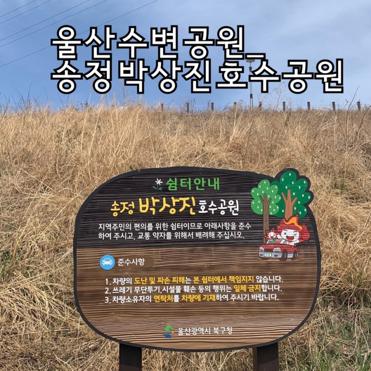 울산 가볼만한 곳 송정박상진호수공원_북구 수변공원