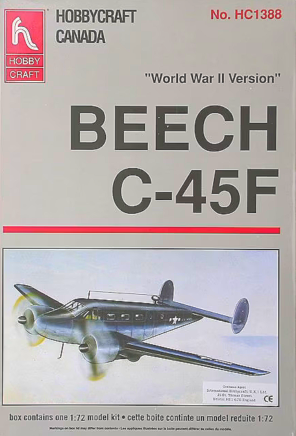  하비크래프트 1/48 비치 C-45F - 설명서