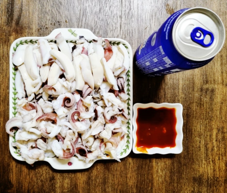  갑오징어 손질 / 쫄깃한 갑오징어 숙회 요리