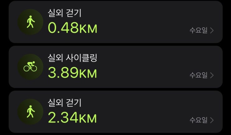  걷기 + 자전거 다이어트 9일차