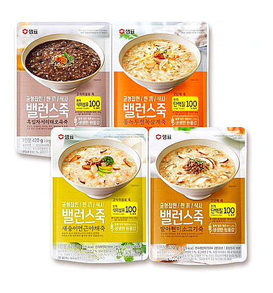  샘표 밸런스죽/고단백+고식이섬유