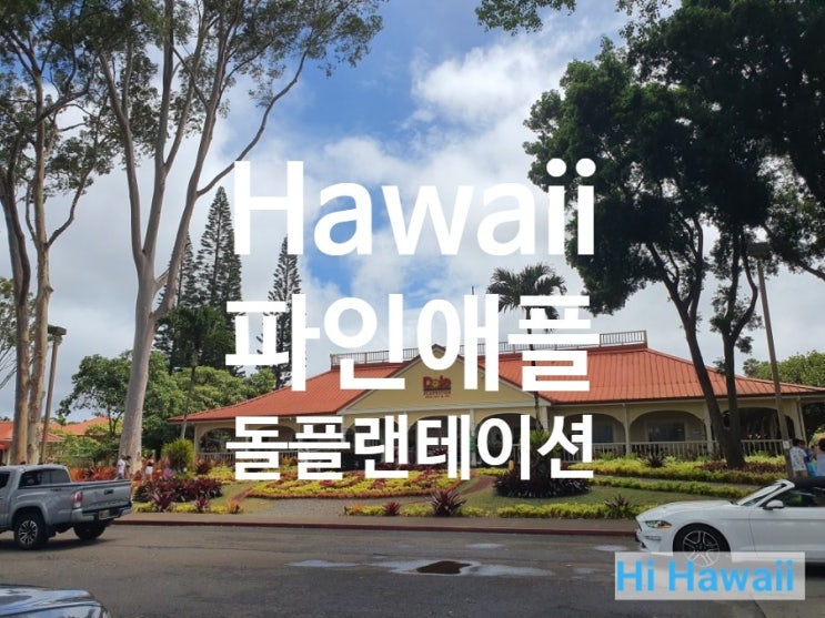  돌 플랜테이션 파인애플_노스쇼어 가는 길 (하와이 신혼여행)