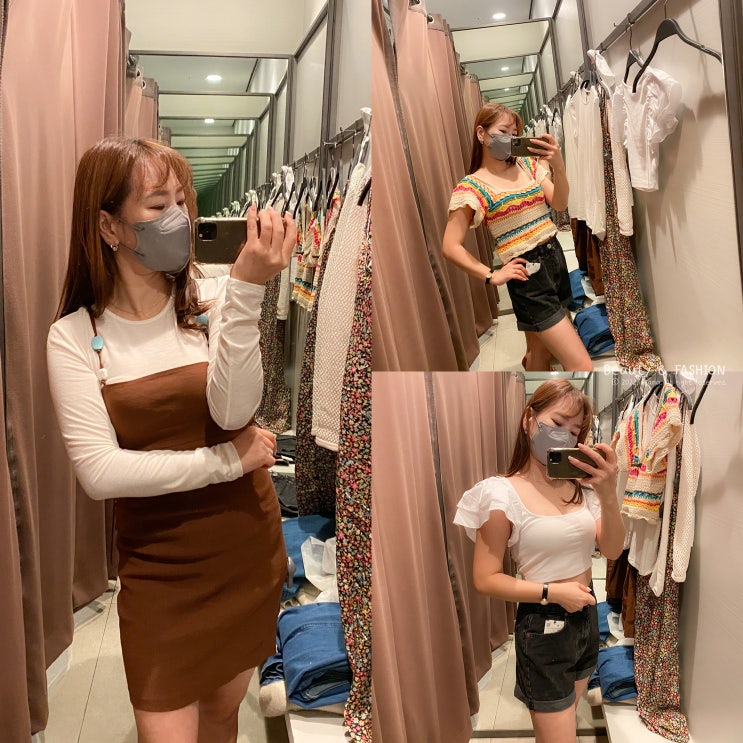 ZARA 자라 원피스 반바지 코디 여름 쇼핑