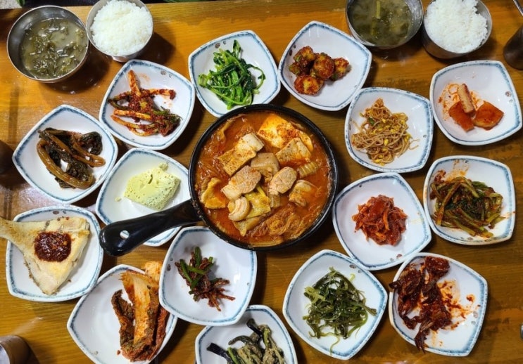 [전남-순천] 프라이팬 김치찌개 맛집 - 진일기사식당
