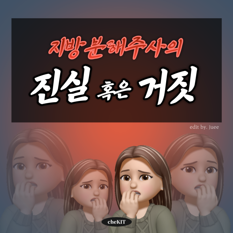 [cheKIT 체킷] 지방분해주사의 진실 혹은 거짓