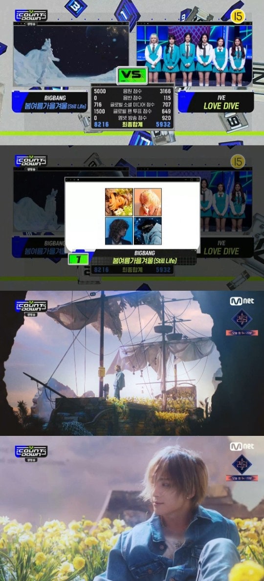 『M Countdown』BIGBANG『春夏秋冬(Still Life)』擊敗IVE奪冠 [★夜TView]
