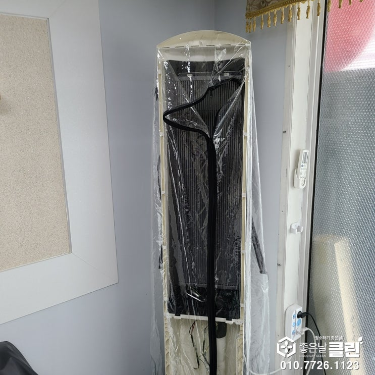  별내 가정집 스탠드형, 벽걸이형 에어컨 청소로 미리 여름준비(투인원)