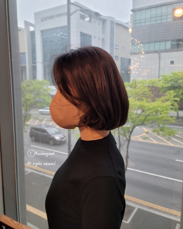  서판교 미용실 / 운중동 미용실 : 준오헤어 서판교점 | 세련된 단발펌 장인 김유진 디자이너 선생님