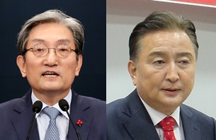  충북지사 선거 양자대결… 민주당 노영민 vs 국힘 김영환