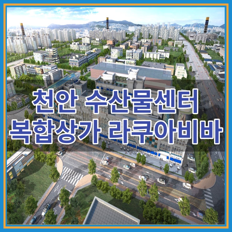  천안 수산물센터 복합상가 백석동 라쿠아비바 신규분양 둘러보기