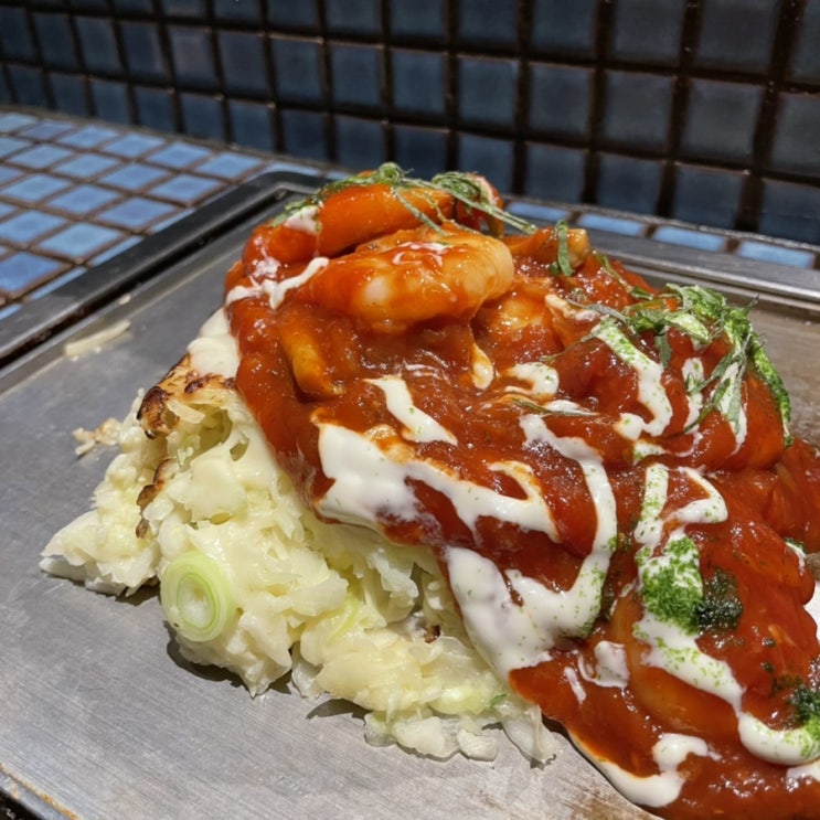  홍대 우와 간판없는 오코노미야끼, 야끼소바 찐맛집