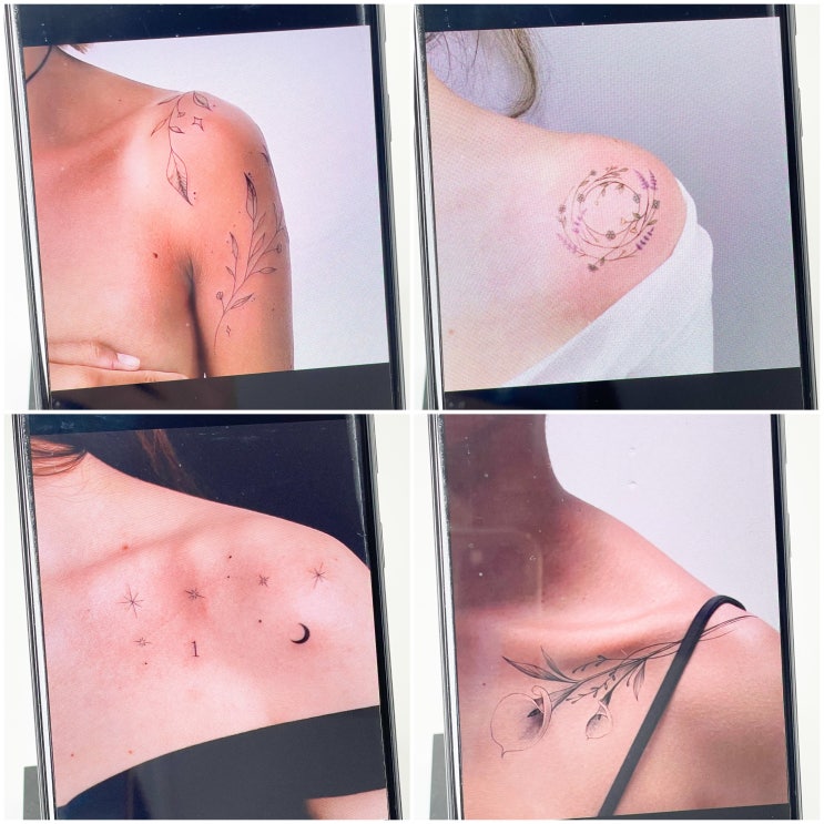 여자 어깨 타투 디자인 시안 종류 모음 여자 어깨 타투 디자인 시안 종류 모음