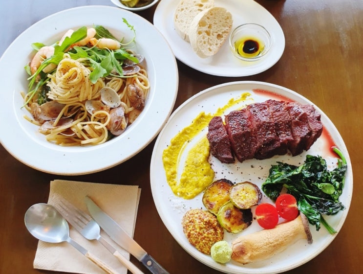 수비드 스테이크와 파스타가 맛있는 대구 북구 엑스코 맛집 [라곰키친] 펙스코 맛집 코스트코 맛집