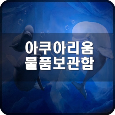  롯데월드 아쿠아리움 B1F 출구쪽 물품보관함 알고 계셨나요