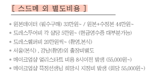  결혼준비 중 생각지 못한 큰지출은?