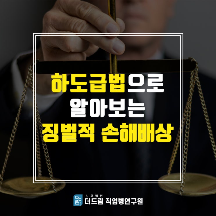 중대재해처벌법 징벌적 손해배상 판례(더드림TV)
